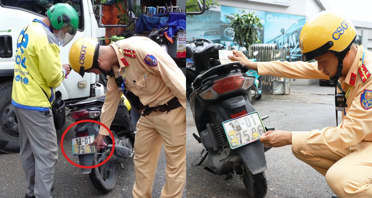 Chế tài xử phạt đối với tài xế cố tình che biển \'né\' camera AI phạt nguội: Cục CSGT cảnh báo!