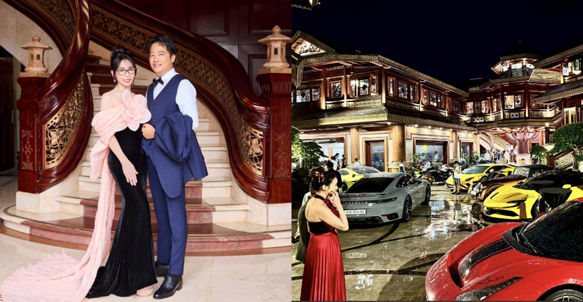 Hé lộ thông tin ít ai biết về căn biệt phủ 4.000 m² nguy nga, tráng lệ của chủ chuỗi thẩm mỹ viện Mailisa