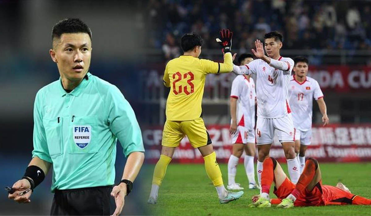 Đội nhà thua đau U22 Việt Nam, trọng tài Trung Quốc nhận \'mưa chỉ trích\' vì một hành động
