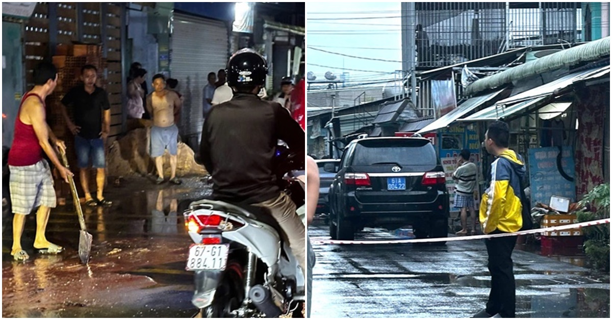 Hé lộ nguồn cơn 2 cậu cháu bị chém thương vong ở TP.HCM, công an tìm thấy nhiều hung khí ở hiện trường