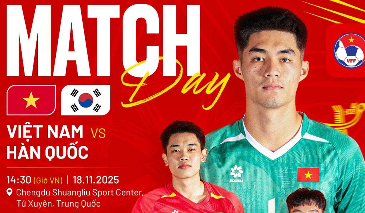 Trực tiếp U22 Việt Nam vs U22 Hàn Quốc - Panda Cup 2025: \'Địa chấn\' tại Trung Quốc?