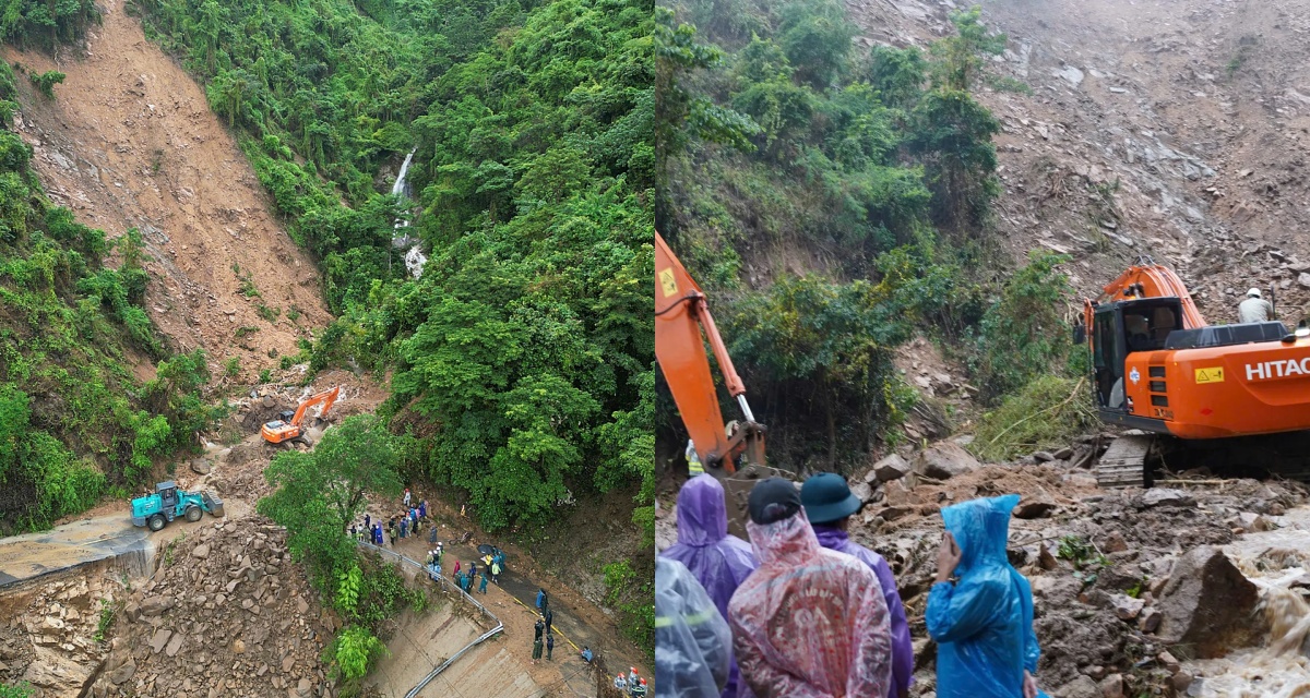 Hiện trường phát hiện thi thể nam nạn nhân cuối cùng trong vụ sạt lở đèo Khánh Sơn ở vị trí không ngờ! 