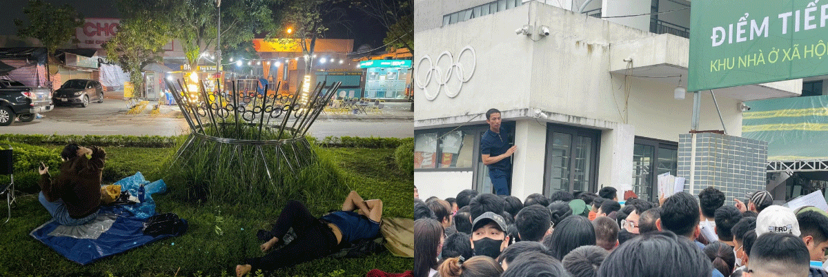 Bộ Xây dựng ra chỉ đạo khẩn sau vụ chen lấn, xếp hàng từ đêm để ‘giữ chỗ’ mua nhà ở xã hội