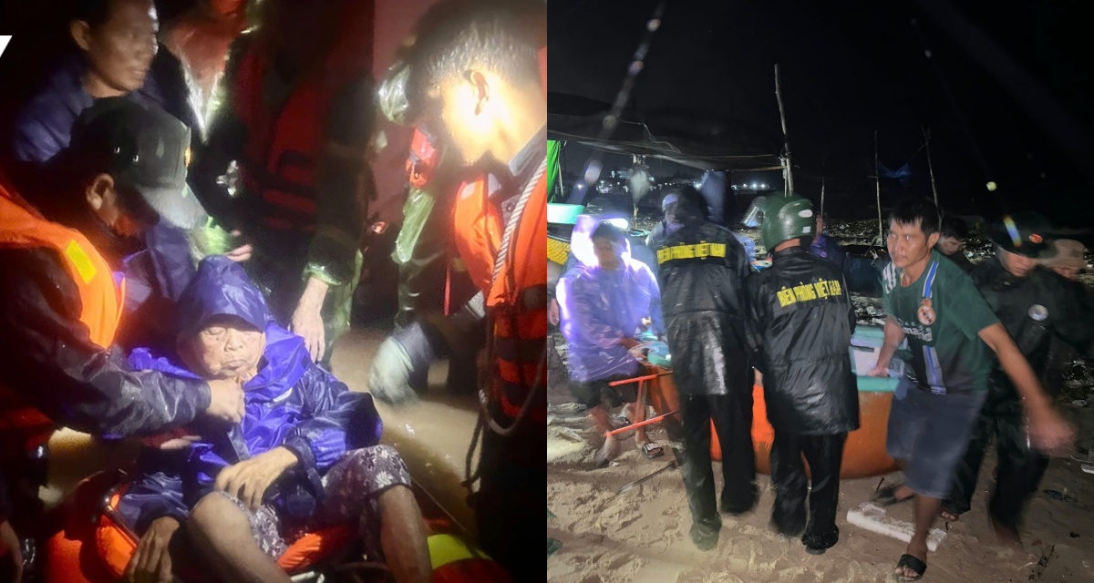 Giải cứu hai ngư dân bị lũ cuốn mất tích trên vịnh Nha Trang: Thông tin tình trạng sức khoẻ hiện tại? 