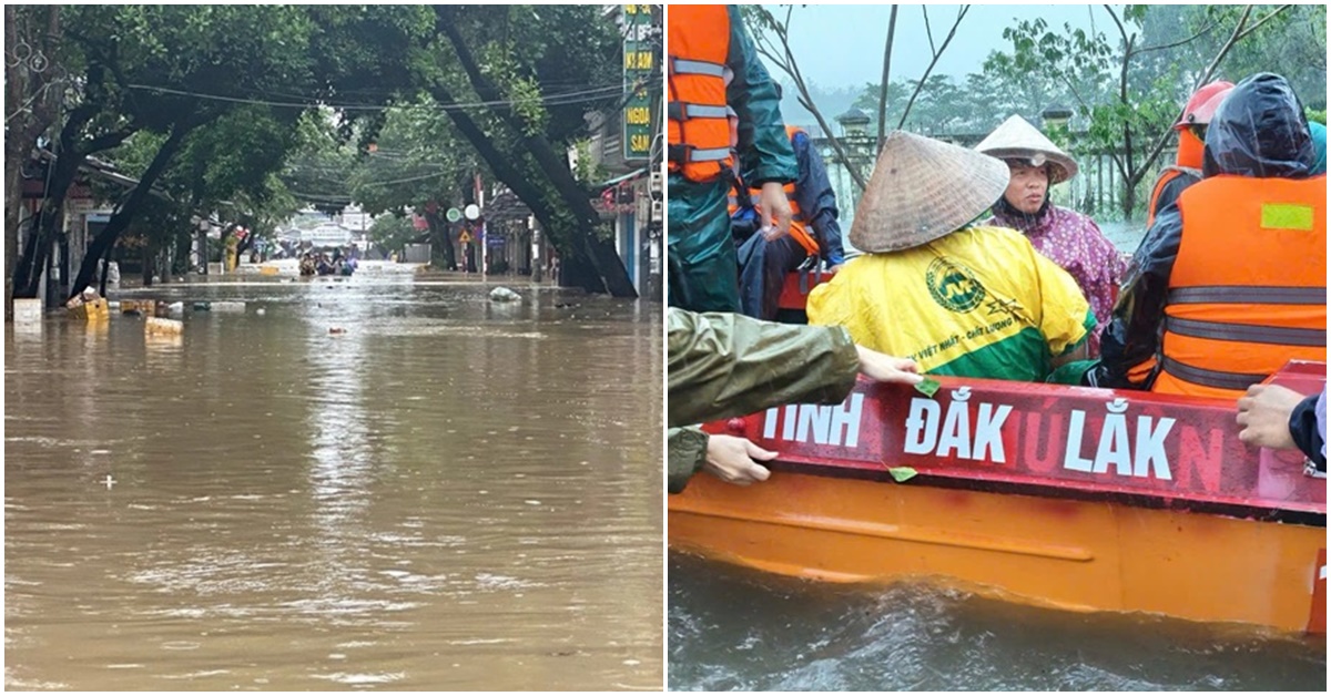 Nước lũ dâng cao lịch sử, Đắk Lắk ít nhất 7 người chết, nhiều nơi công bố tình huống khẩn