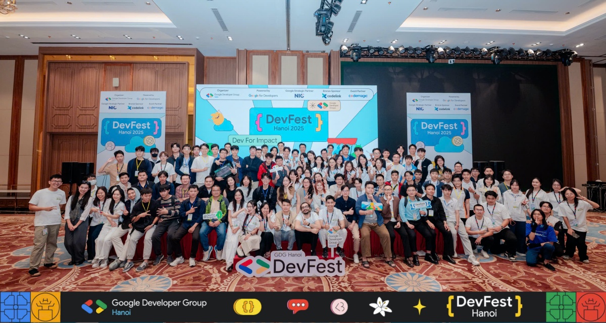 GDG DevFest Hanoi 2025 - “Dev for Impact”: Từ AI tới bảo mật, khi công nghệ hướng tới tác động thực tiễn