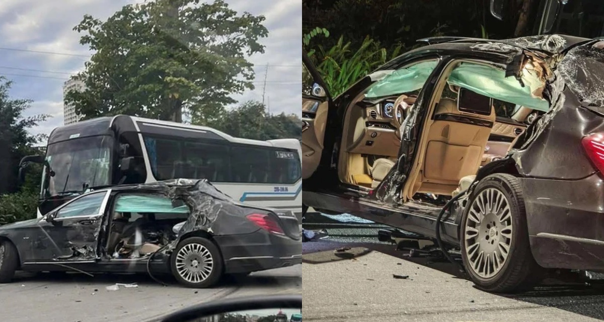 Danh tính tài xế vụ Mercedes lao vào xe khách ở Quảng Ninh khiến một người tử vong: Camera ghi lại diễn biến thót tim 