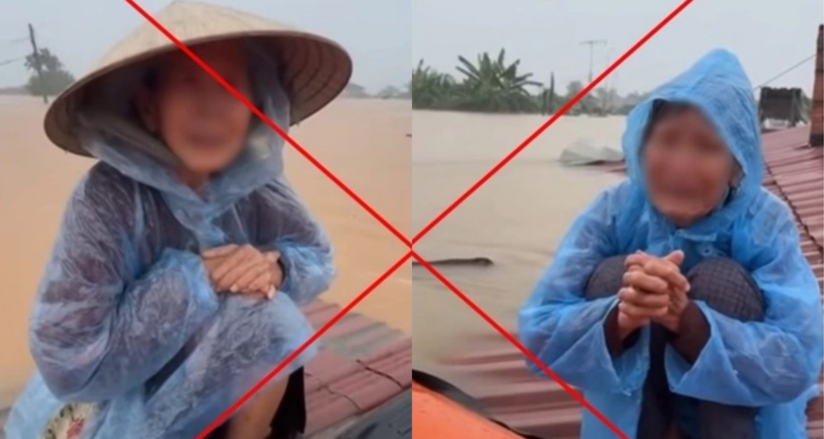 Loạt clip AI giả mạo người dân miền Trung khóc kêu cứu thương tâm: Cơ quan chức năng xử lý ra sao?