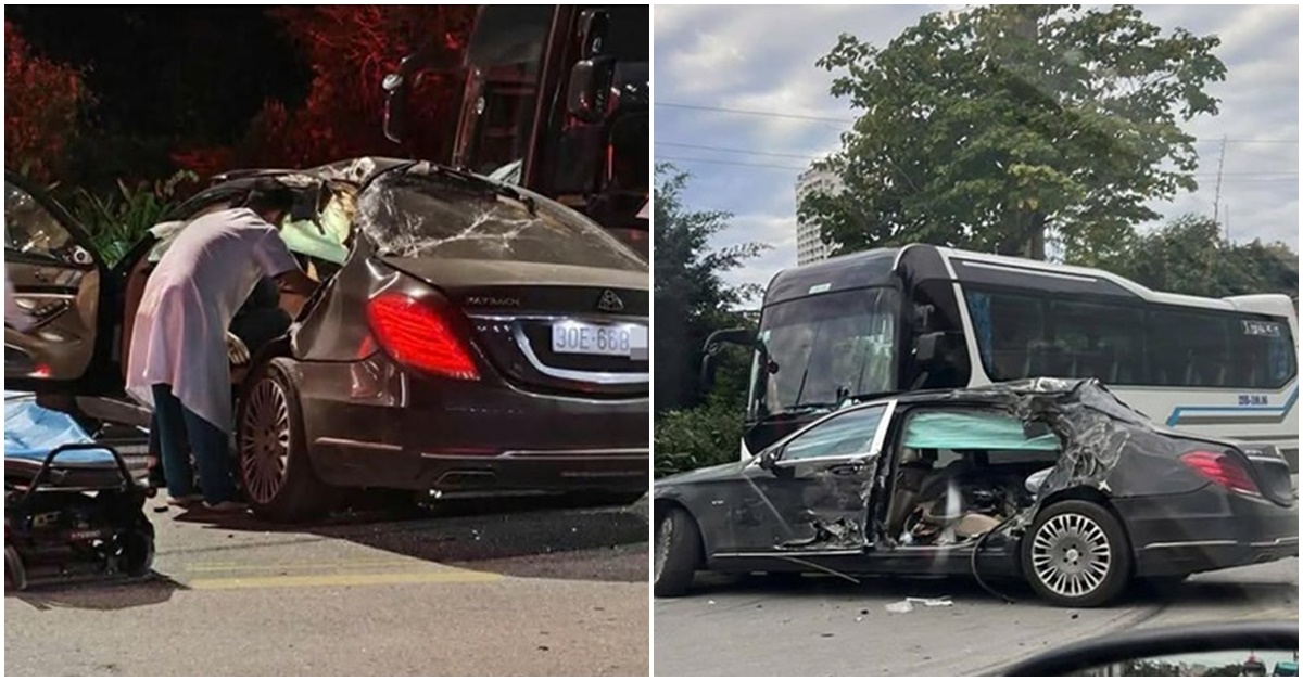 Danh tính tài xế và người đàn ông tử vong trong vụ xe sang Mercedes Maybach tông vào xe khách ở Quảng Ninh