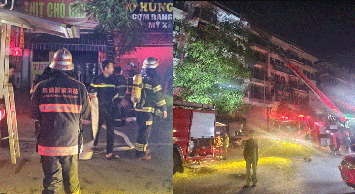 Thông tin nóng vụ cháy nhà 5 tầng ở Hà Nội lúc gần 2h sáng: 5 người bị mắc kẹt, có 3 trẻ em
