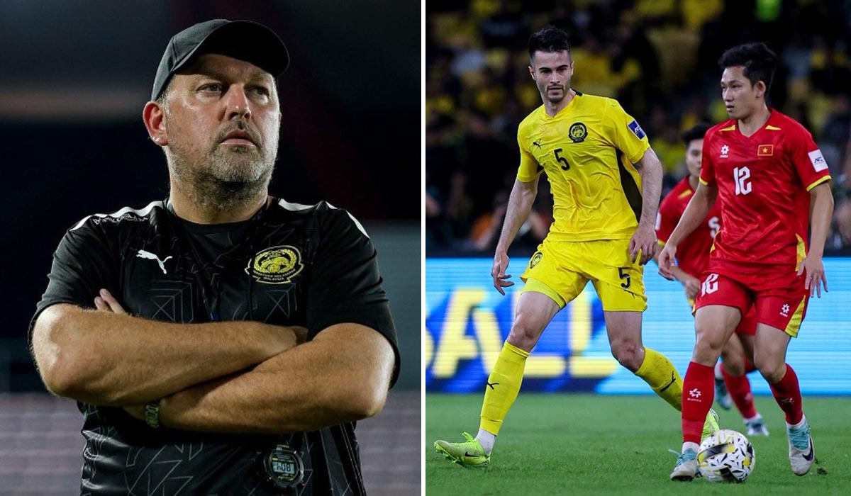 Sắp bị AFC xử thua ở VL Asian Cup 2027, HLV Malaysia bất ngờ thách thức ĐT Việt Nam