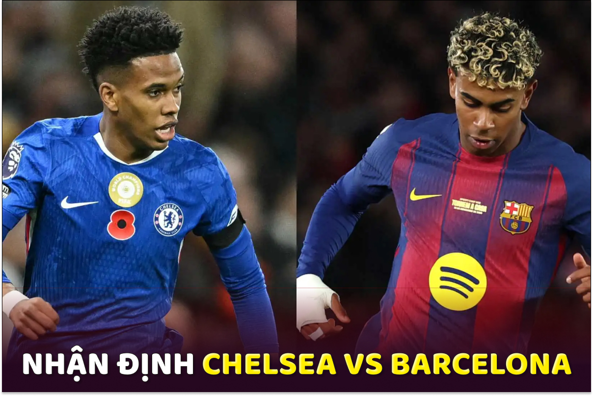 Nhận định bóng đá Chelsea vs Barcelona - Champions League: Lamine Yamal lu mờ trước Garnacho?