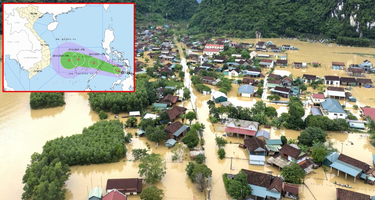 Cảnh báo hai hướng đi khó lường của bão số 15, xác định thời điểm miền trung đối mặt mưa lớn diện rộng?