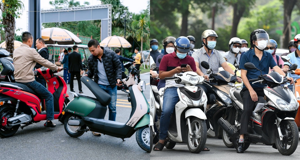 Đổi xe xăng sang xe máy điện tại Hà Nội: Chỉ vài bước đơn giản, nhận ngay 5 triệu đồng? Người dân cần chuẩn bị ngay