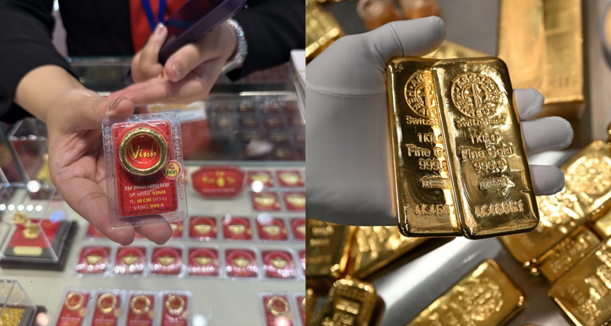 Giá vàng hôm nay 27/11 ‘bật mạnh’: Loạt thương hiệu đồng loạt nâng giá, khoảng cách với thế giới nới rộng khó tin 