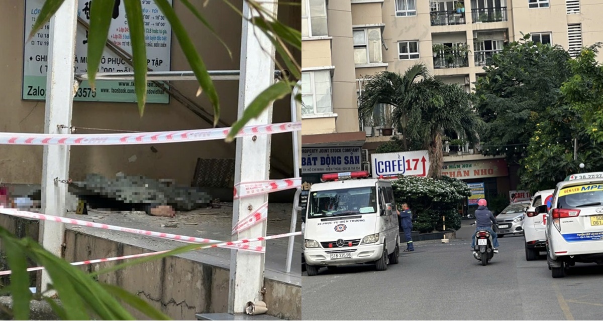 Hiện trường người phụ nữ rơi từ sân thượng chung cư Phúc Yên: Phát hiện nhiều món đồ, nạn nhân là ai?