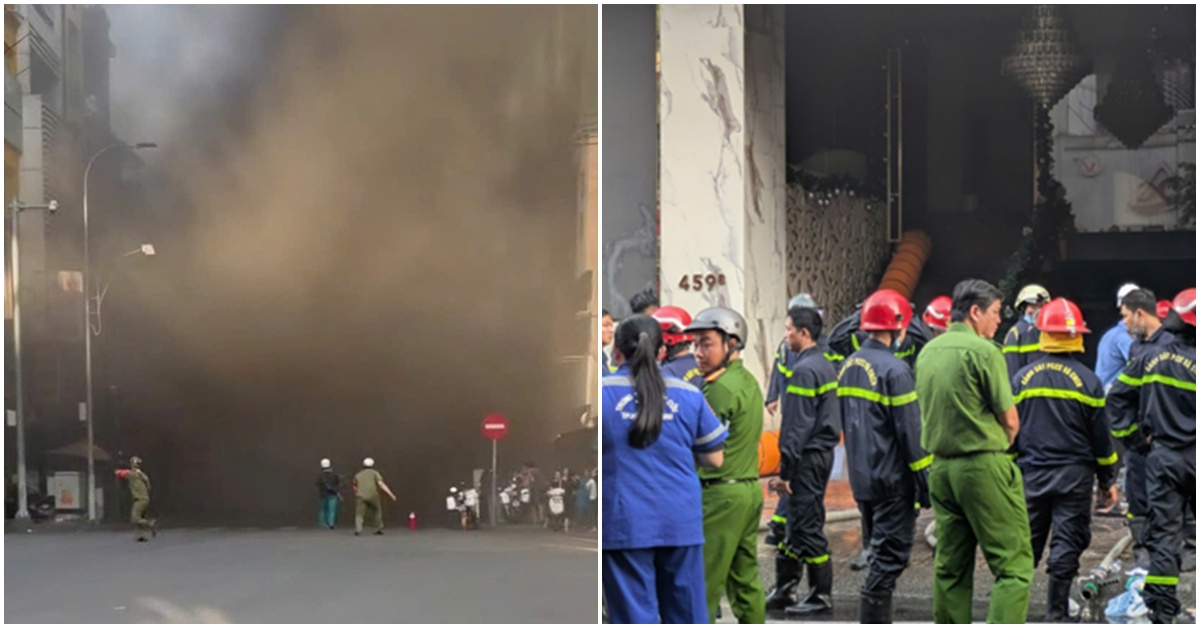 Nguyên nhân vụ cháy thẩm mỹ viện 6 tầng ở TP.HCM, 20 người thoát nạn kịp thời