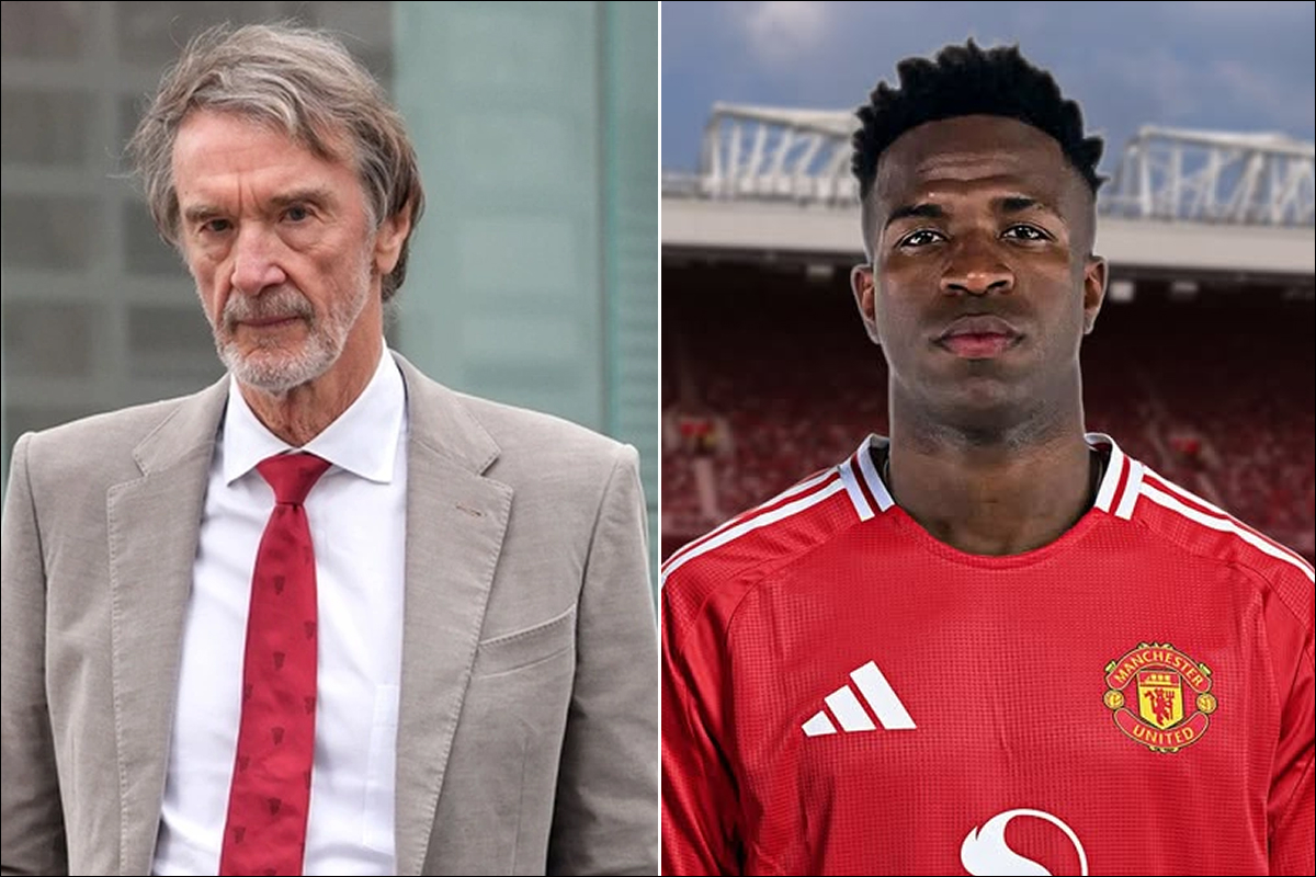 Sir Jim Ratcliffe chính thức liên hệ với Vinicius, Man Utd kích hoạt bom tấn to nhất mùa đông?