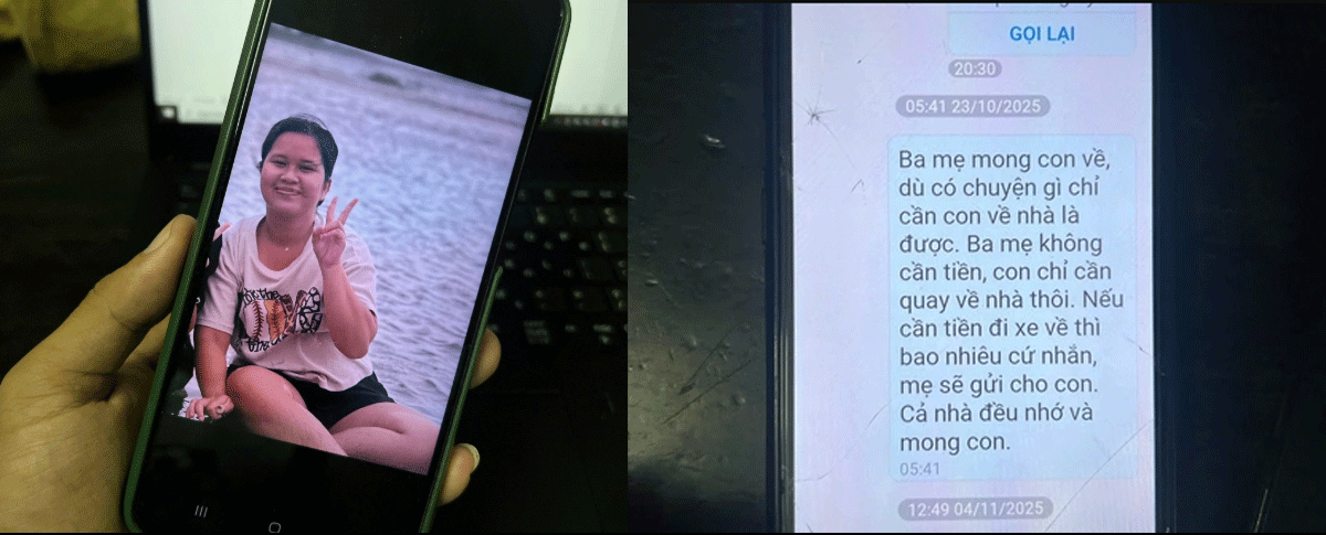 Vụ cô gái mất tích gần 2 tháng: Hé lộ tin nhắn bất thường vào ngày 5/11 và đoạn camera được trích xuất