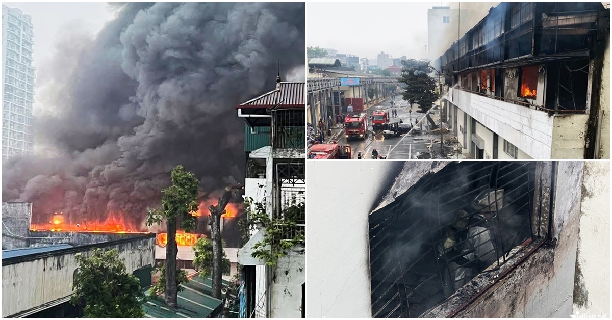 Clip hiện trường kinh hoàng vụ cháy tại Nhà máy bia Hà Nội Habeco, lửa cháy ngùn ngụt, cột khói cao hàng chục mét