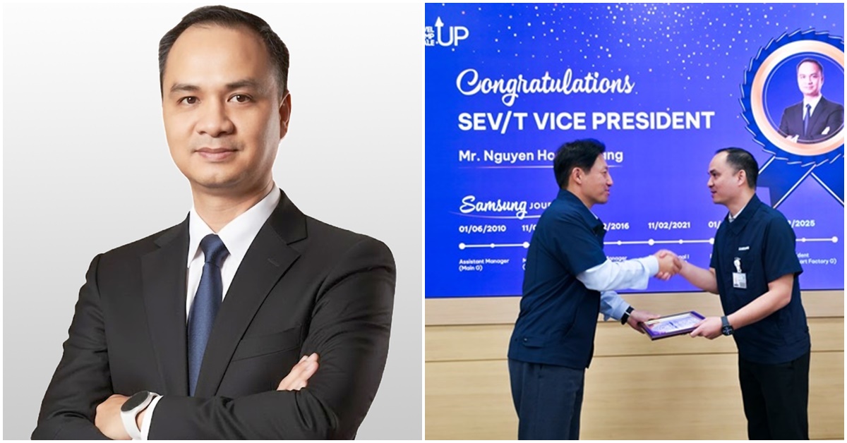 Danh tính người Việt Nam đầu tiên được bổ nhiệm vào vị trí lãnh đạo cấp cao của Samsung