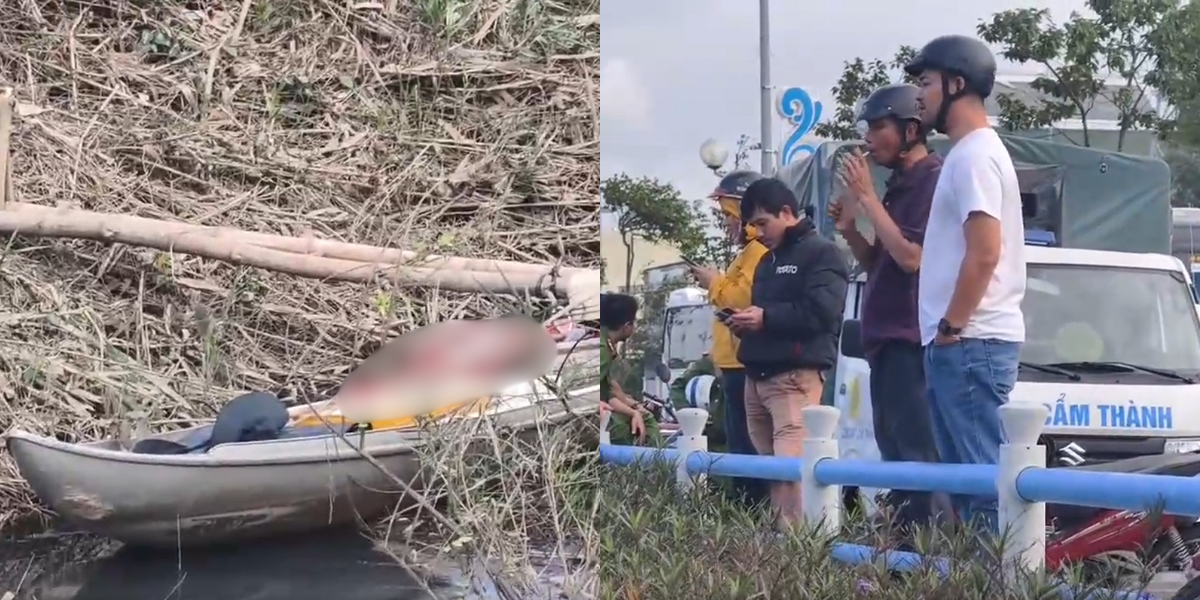 Hiện trường vụ thi thể nam giới trên ghe giữa sông Trà Khúc, tiết lộ danh tính nạn nhân