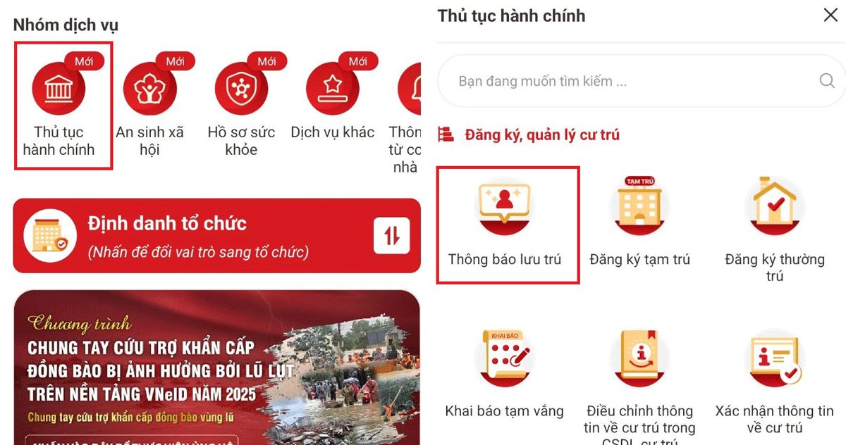 Hướng dẫn cách đăng ký tạm trú trên VNeID dễ thực hiện để tránh đóng phạt tiền triệu từ ngày 15/12