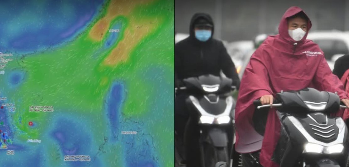 Dự báo thời tiết ngày 3/12-4/12: Thời tiết diễn biến xấu do ảnh hưởng của không khí lạnh và áp thấp