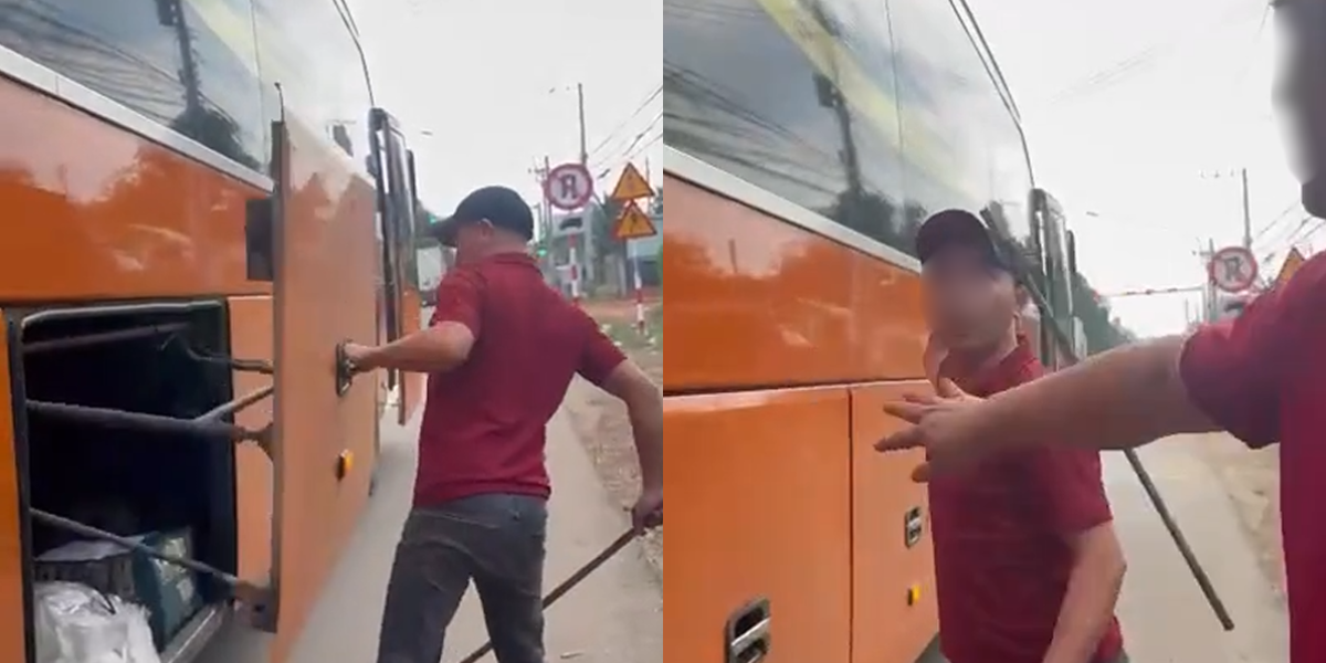 Bức xúc clip phụ xe khách cầm gậy dọa đánh người đi đường tại TPHCM, nhân chứng kể lại hiện trường hỗn loạn
