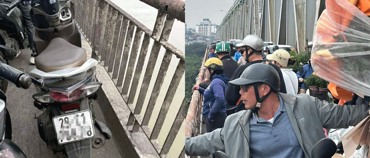 Cập nhật t&igrave;nh h&igrave;nh mới nhất của người phụ nữ bỏ lại xe m&aacute;y, l&agrave;m điều dại dột ở cầu Chương Dương