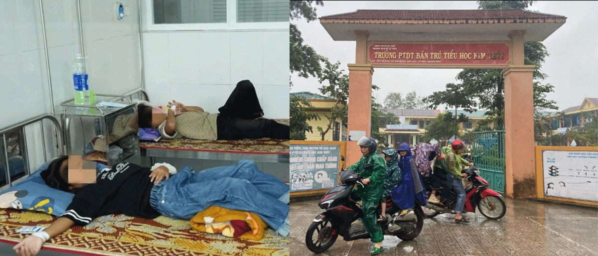 Phụ huynh quả quyết đón con về lần thứ 4 khi thấy nữ phó hiệu trưởng vụ 40 học sinh ngộ độc đến trường