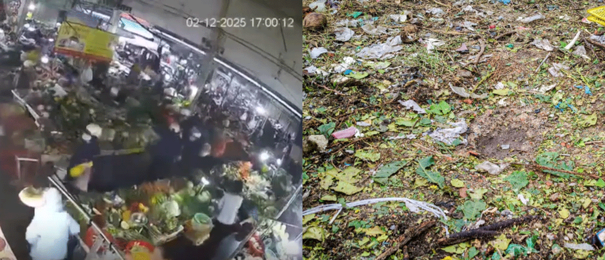 Vụ nổ ở chợ Đà Nẵng: Camera ghi lại cảnh tượng người dân tháo chạy, có người trên mặt dính máu