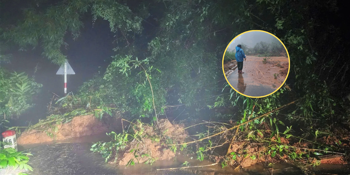 Thêm 1 điểm sạt lở tại đèo Gia Bắc (Lâm Đồng), chính quyền địa phương ra quyết định khẩn