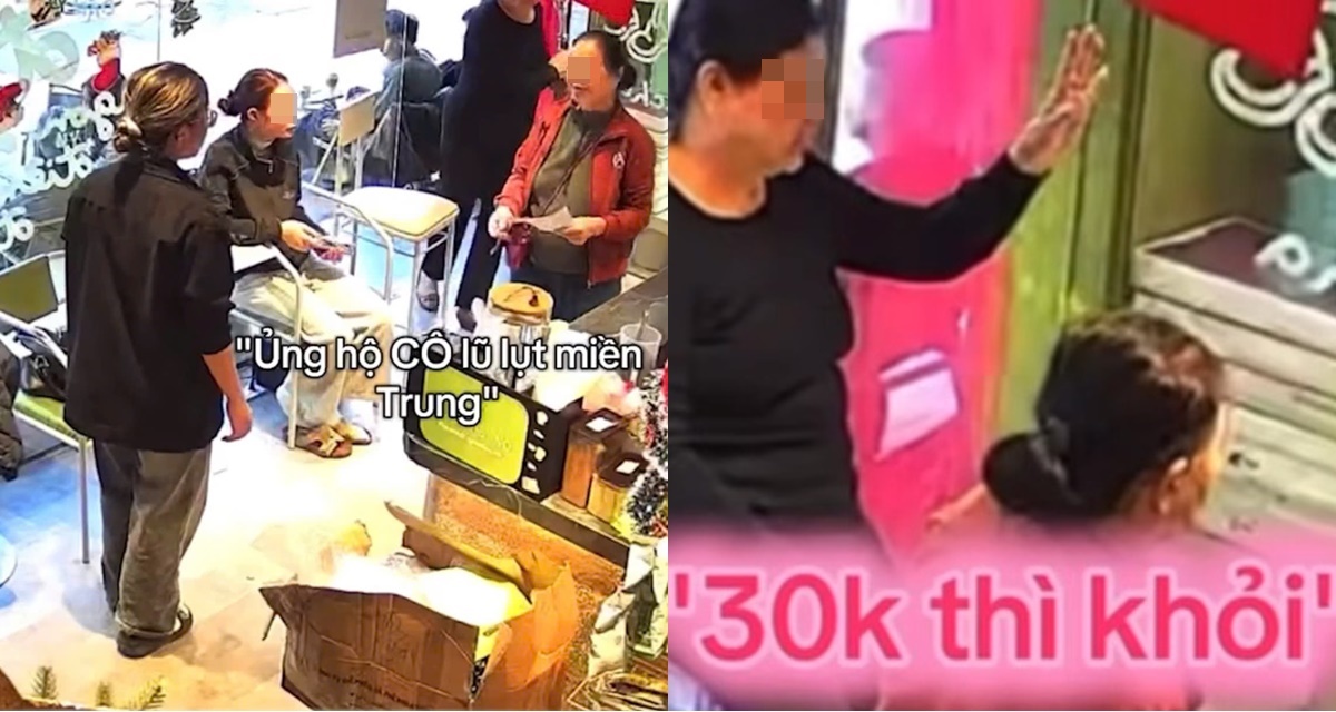 Thông tin mới nhất về clip 2 người phụ nữ ở Hà Nội kêu gọi ủng hộ miền Trung nhưng ’30 nghìn thì khỏi’