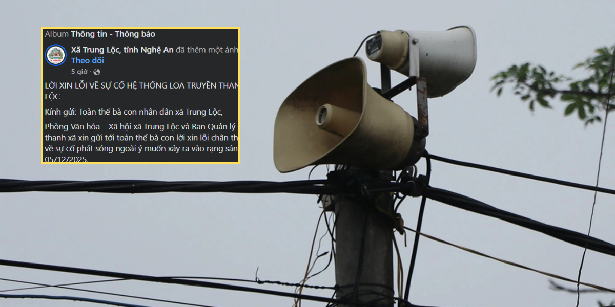 ‘Lỡ’ phát loa truyền thanh lúc 3h sáng, chính quyền vội vàng đăng đàn xin lỗi người dân, thông báo lý do xảy ra sự cố
