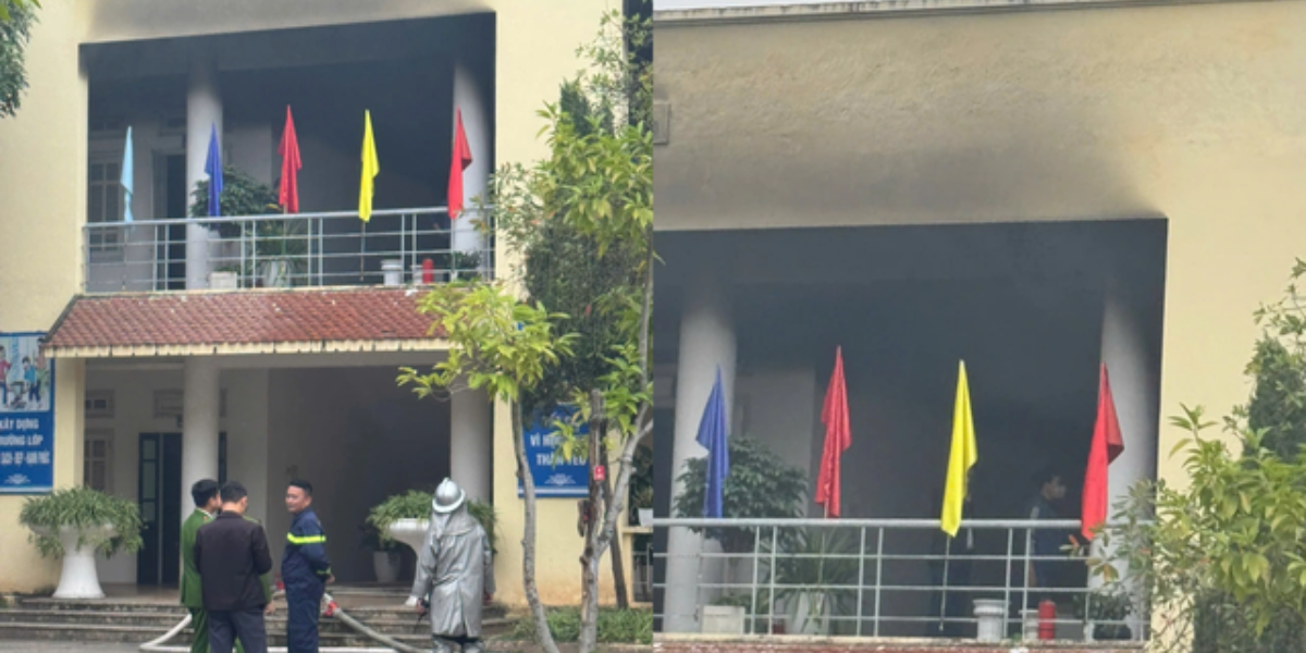 Vụ cháy trường THCS Ngô Gia Tự (Hà Nội) khiến 800 học sinh phải sơ tán khẩn cấp: Giáo viên tiết lộ vị trí đám cháy