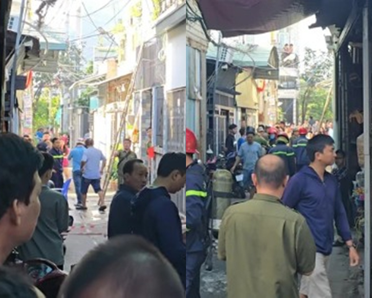 Hiện trường vụ cháy trong căn nhà 2 tầng khiến 1 người tử vong vào sáng nay tại TP.HCM