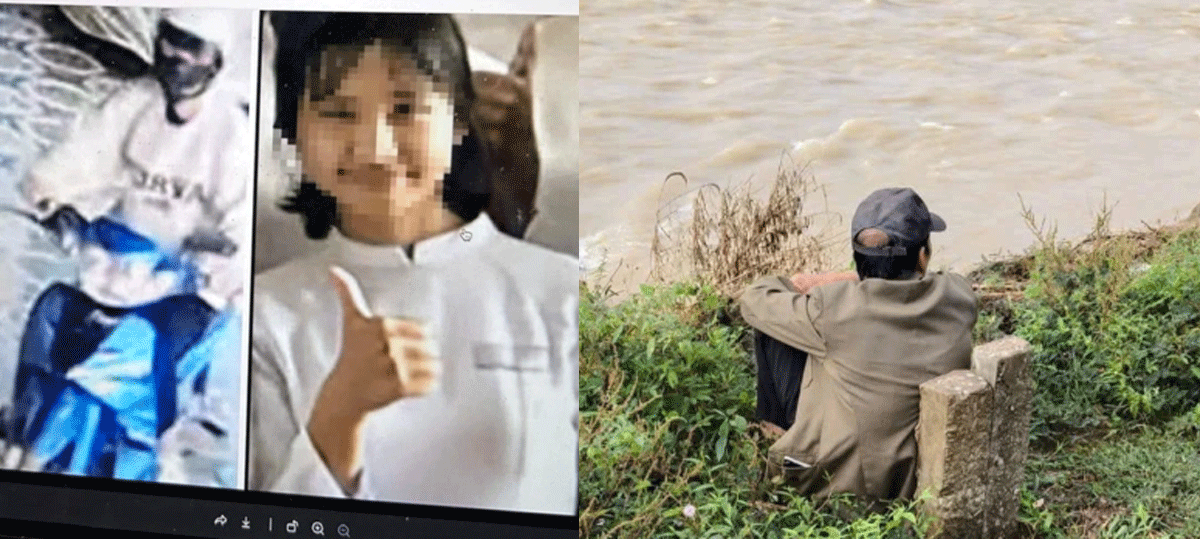 Vụ nữ sinh để đồ trên bờ sông trước khi mất tích: Xót xa cảnh người bố ngồi 1 tuần bên bờ đợi con về