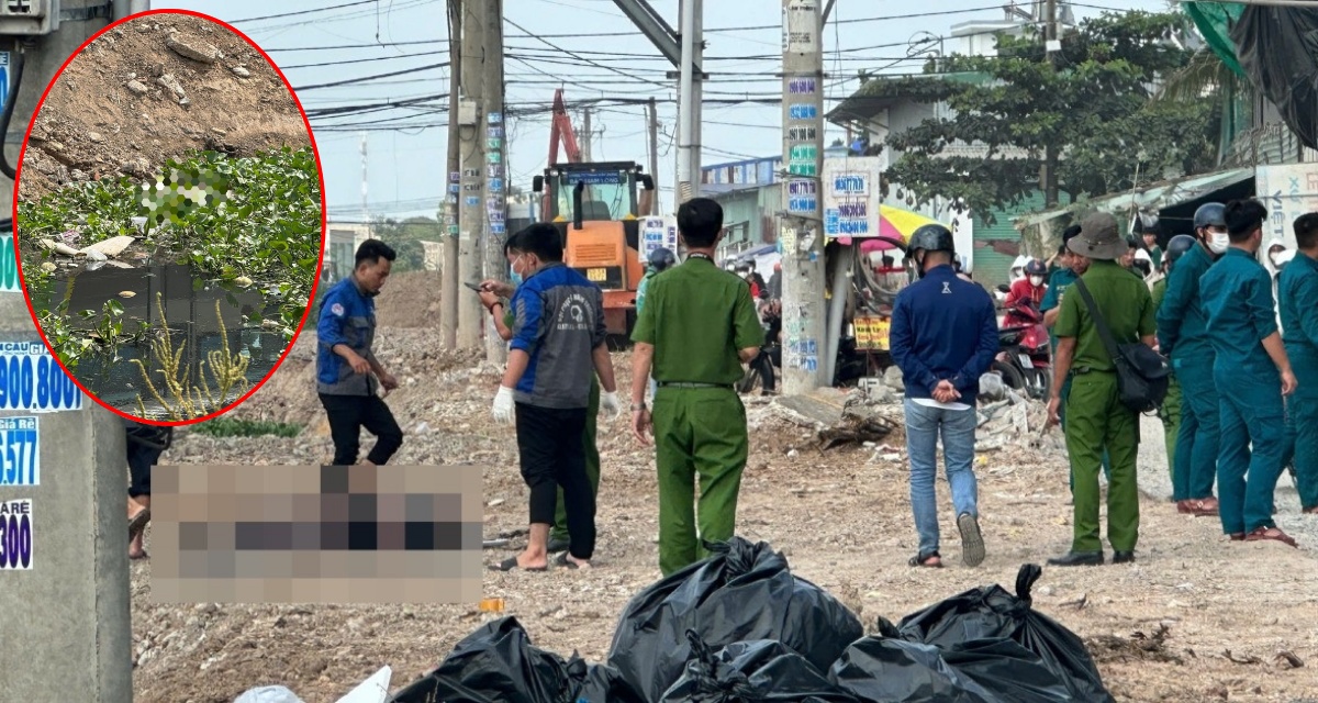 Hiện trường phát hiện thi thể nam giới nổi trên kênh ở TPHCM: Xác định danh tính? 