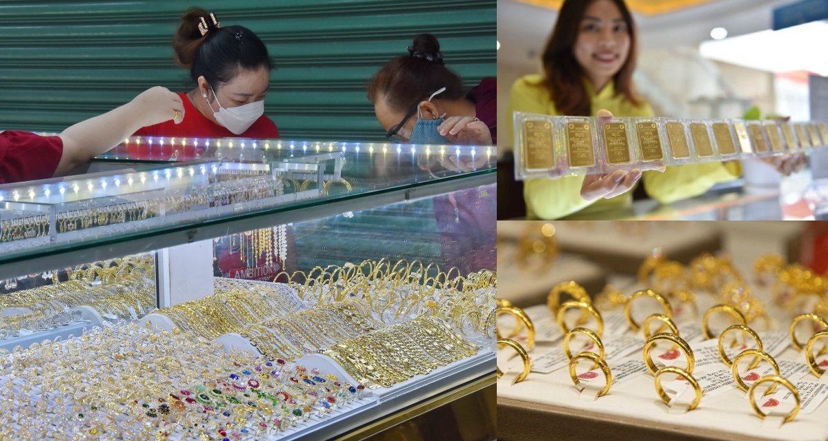 Giá vàng chốt phiên 8/12 tăng mạnh: Vàng ACB, SJC, PNJ, nhẫn biến động, giá vàng thế giới lao dốc