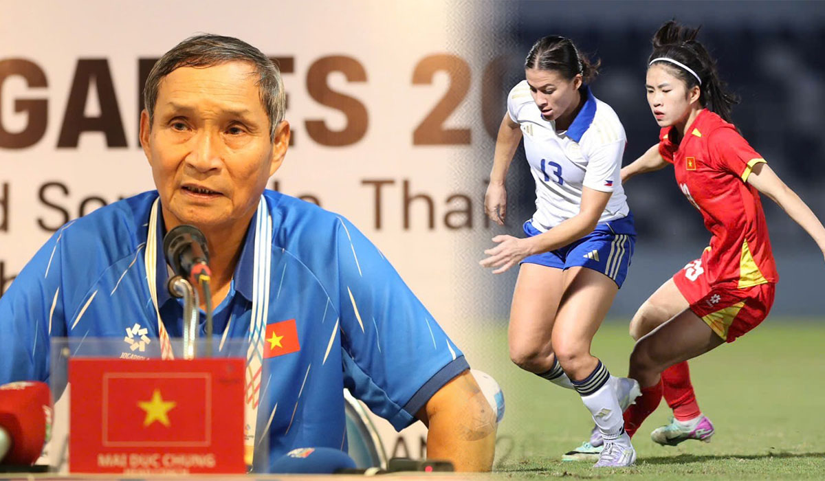 ĐT nữ Việt Nam \'bị cướp\' bàn thắng ở SEA Games 33, HLV Mai Đức Chung \'nhắc khéo\' trọng tài