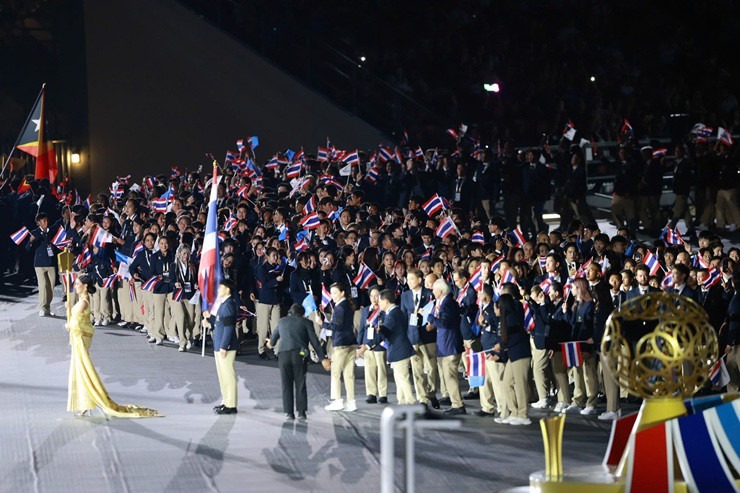 Sự cố xuất hiện tại lễ khai mạc SEA Games 33, chủ nhà Thái Lan lại nhầm Quốc kỳ