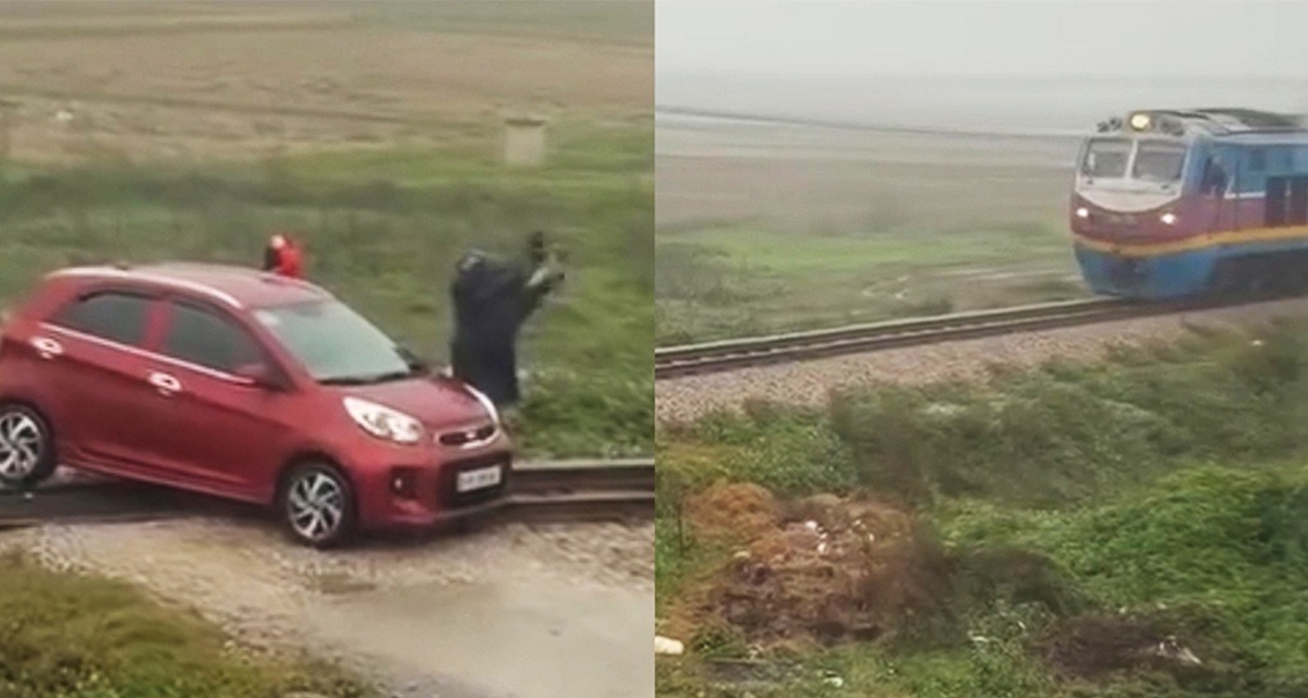 Lý do nữ tài xế thoát nạn thần kỳ trên đường ray nhờ tàu phanh gấp bị xử phạt kèm trừ điểm GPLX