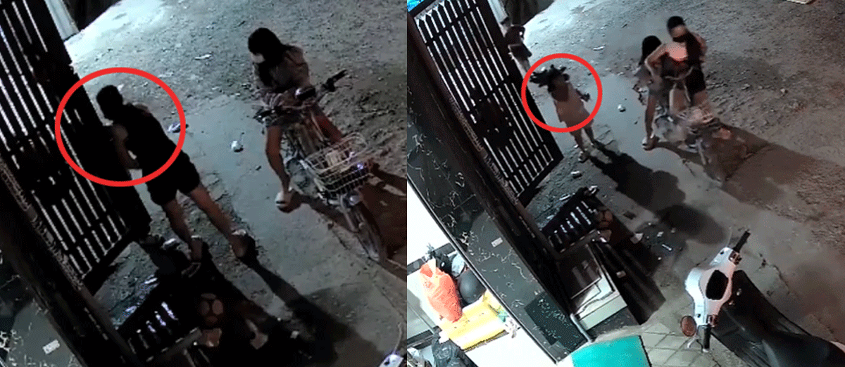 Clip bé 5 tuổi bị cô gái lạ mặt cướp bông tai, gia đình hé lộ tình tiết thấy rõ độ táo tợn của kẻ cướp