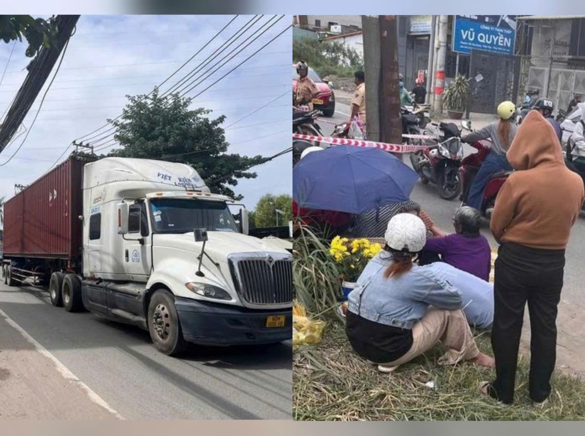 TP HCM: Người phụ nữ tử vong thương tâm sau va chạm với xe container, hé lộ hoàn cảnh đáng thương