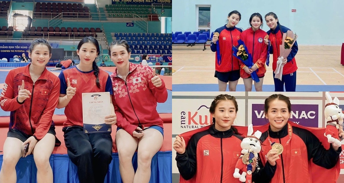 Lần đầu tiên trong lịch sử thể thao Việt Nam có 3 chị em ruột cùng tham dự SEA Games 