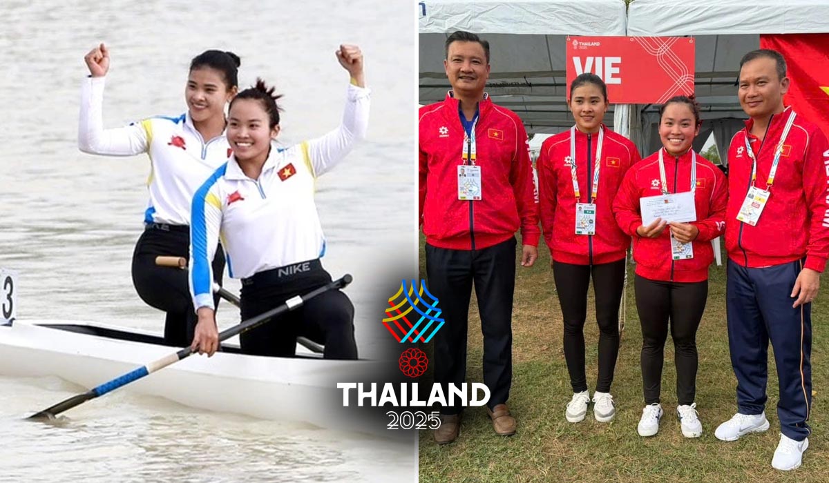 Vượt chủ nhà Thái Lan để giành tấm HCV đầu tiên tại SEA Games 33, 2 VĐV Việt Nam nhận thưởng lớn