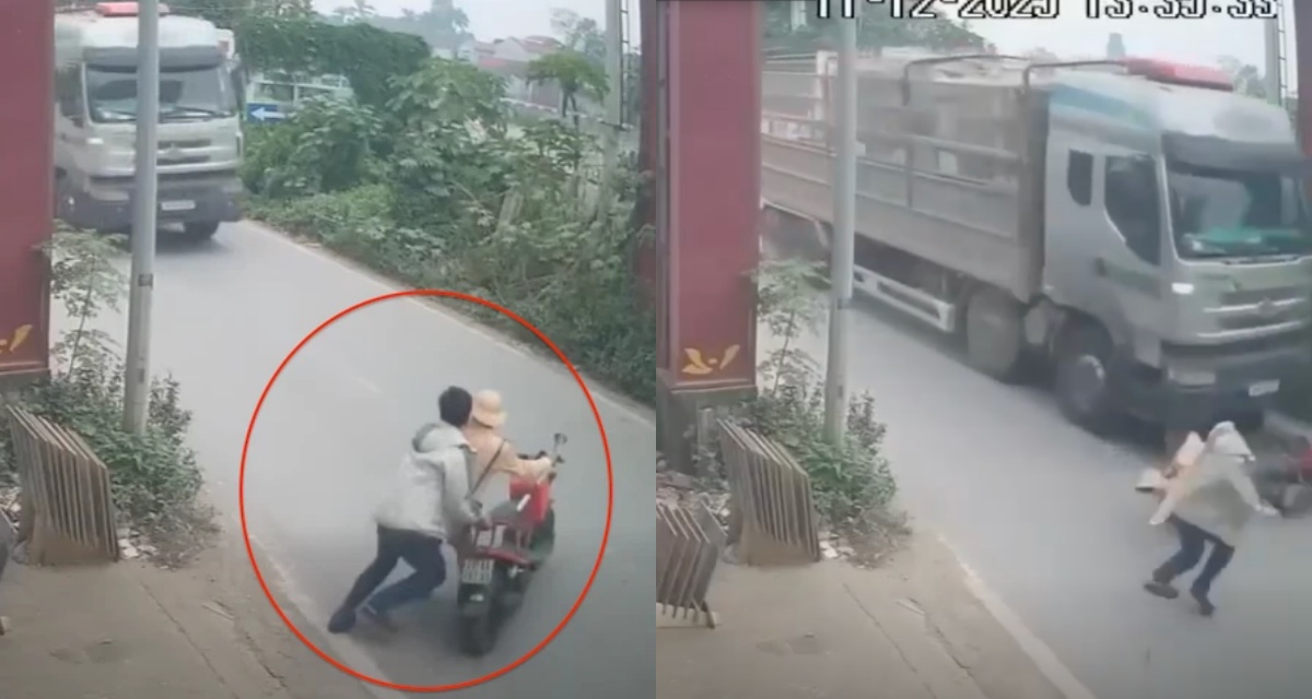 Khởi tố tài xế vi phạm giao thông đẩy đại uý CSGT vào đầu xe tải tội giết người: Diễn biến sự việc thót tim