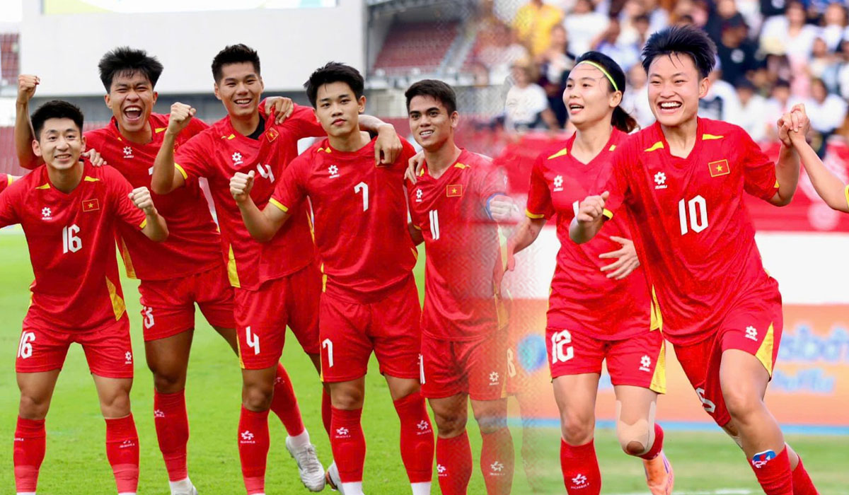 ĐT nữ Việt Nam cùng đội U22 hiên ngang vào bán kết SEA Games 33, CĐV Đông Nam Á \'dậy sóng\'