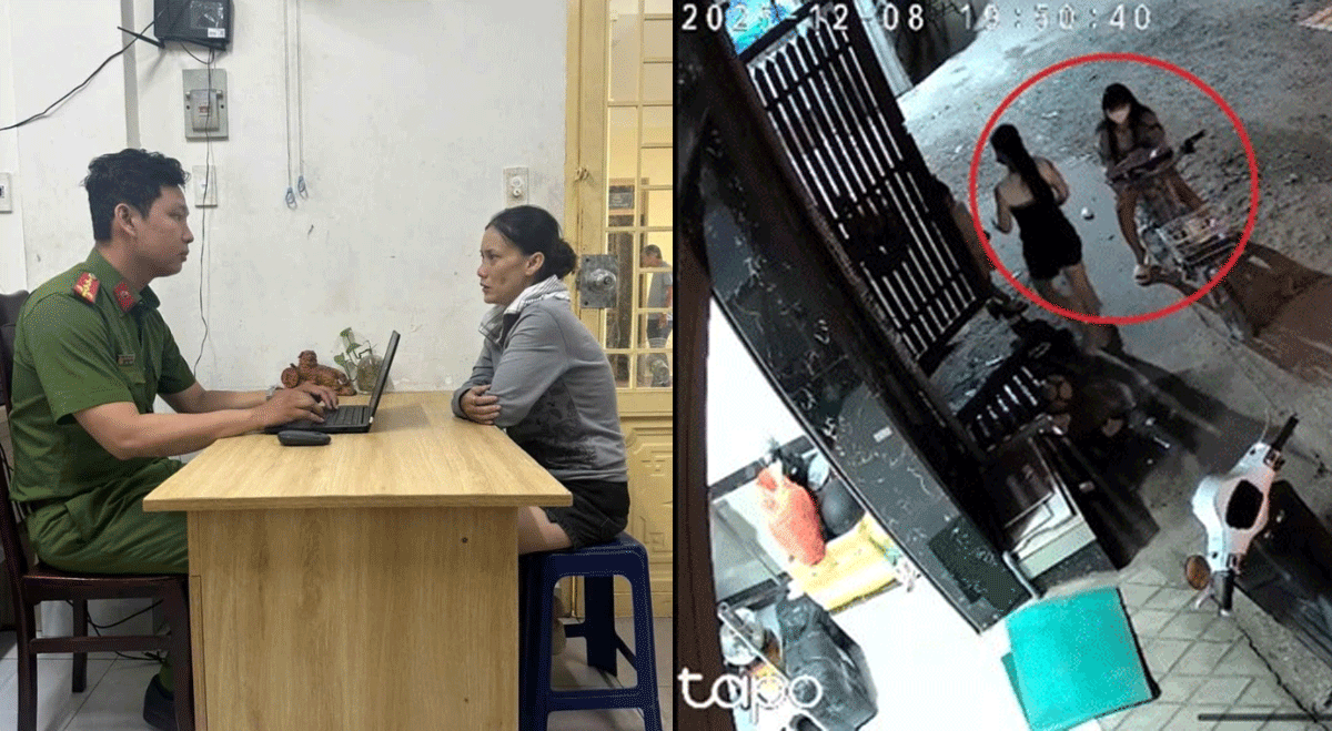 Người phụ nữ thừa nhận cướp bông tai bé gái 5 tuổi ở TP.HCM trước nhà, công an tiến hành lấy lời khai